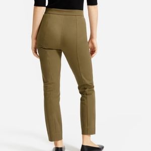 Everlane Fixed-Waist Stretch Cotton Pant